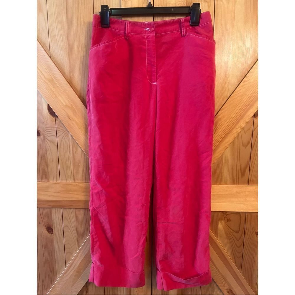 Crazy Horse Liz Claiborne Womens Pants Size 6 Red (1289)